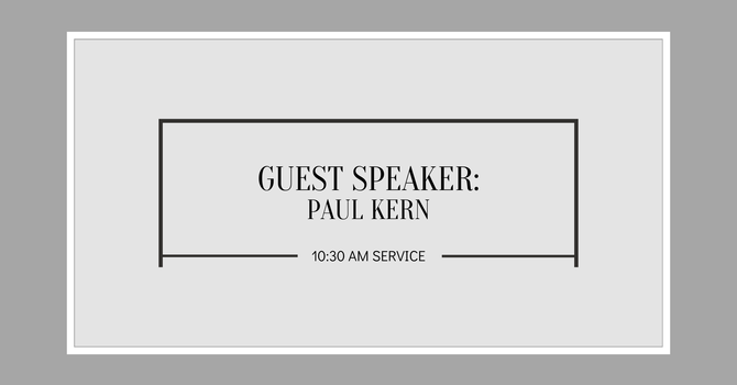 Guest Speaker