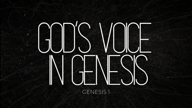 "God's Voice in Genesis"