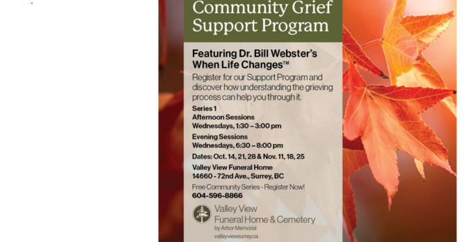 Arborcare Community Grief Support Program