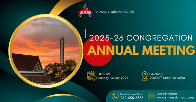 ANNUAL MEETING OF THE CONGREGATION