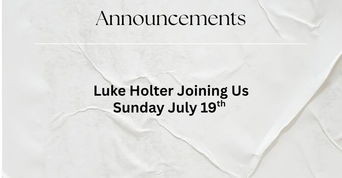 ANNOUNCEMENTS image