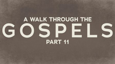 A Walk Through the Gospels part 11