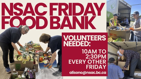 Volunteers Needed to Serve at NSAC Friday Food Bank