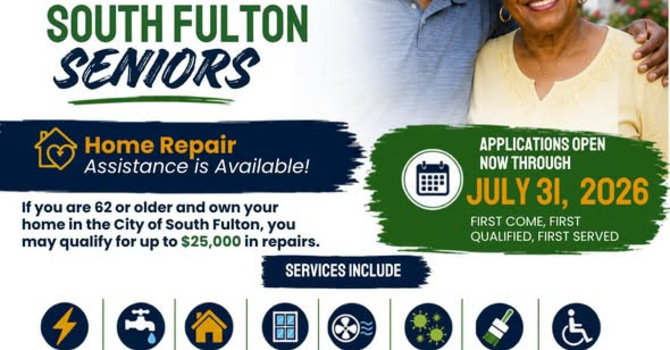 South Fulton Home Repair Grant for Senior image