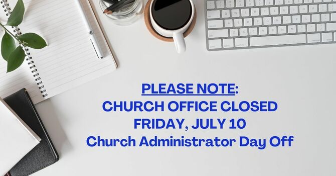Church Office Closed