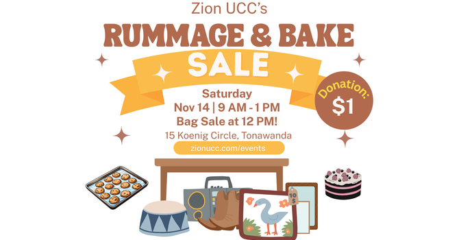 Zion UCC Rummage & Bake Sale