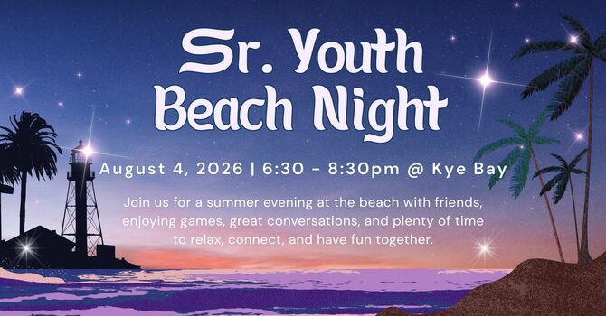 Sr. Youth Beach Night