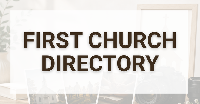 A New Church Directory Is Coming! image