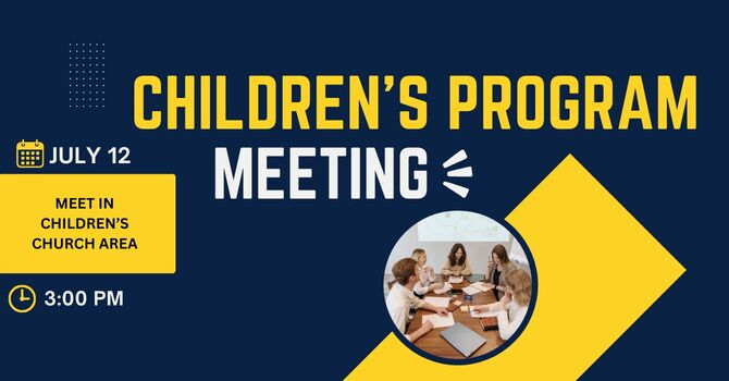 Children's Program Meeting