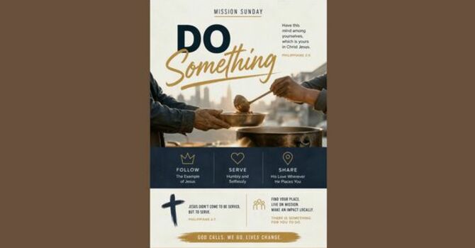Mission Sunday: Do Something (Contemporary Service)