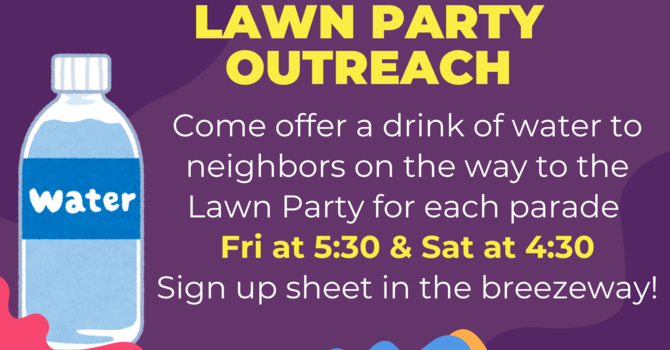 Lawn Party Parade Outreach