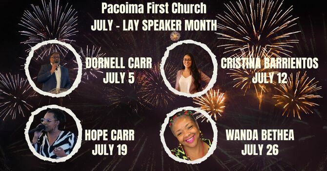 July Lay Speaker Month  image