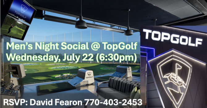 Men's Night Social @ Top Golf