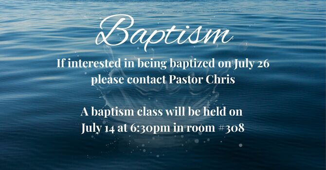 Baptism Class