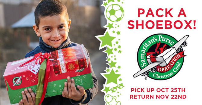 Operation Christmas Child - Pack a Shoebox!
