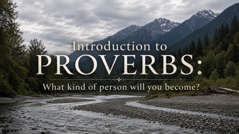 "Proverbs: An introduction"