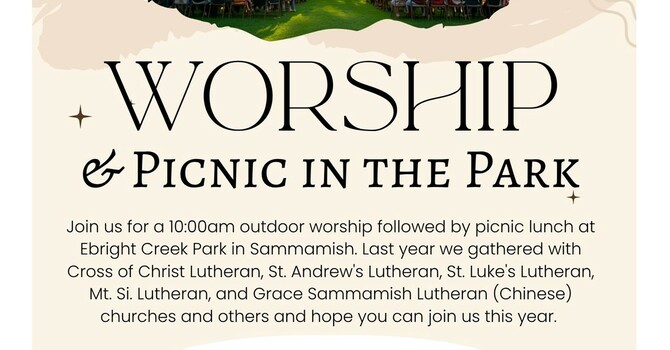 Worship (and picnic)  in the Park