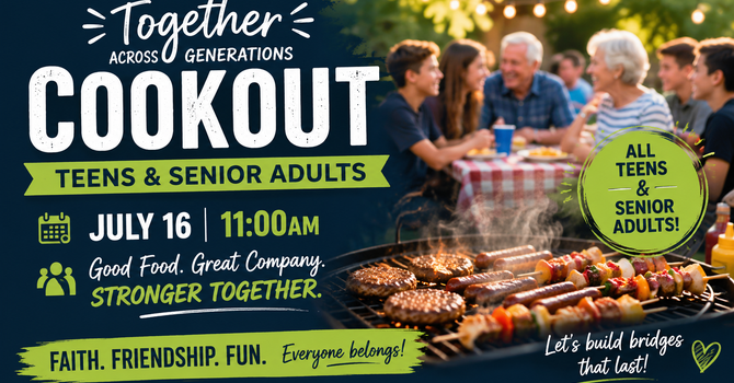 Youth/Senior Adult Cookout