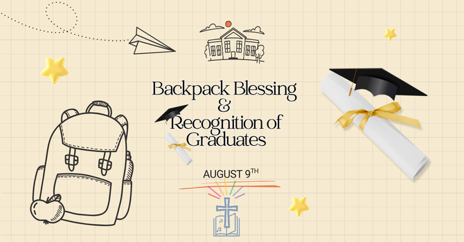 Backpack / Graduates Blessing