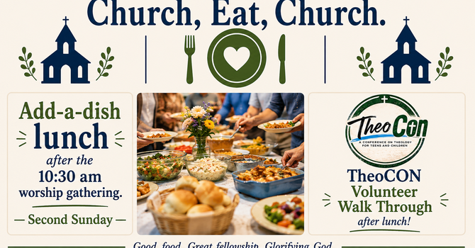 Church, Eat, Church.