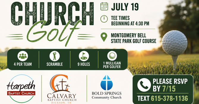 Church Golf Outing
