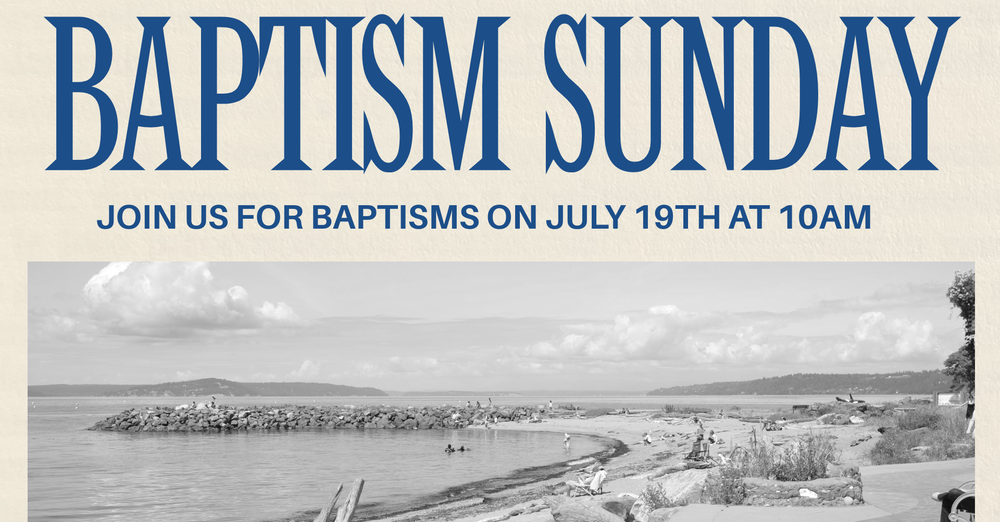 Baptism Sunday & BBQ