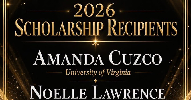 Congratulations to our 2026 Scholarship Recipients! image