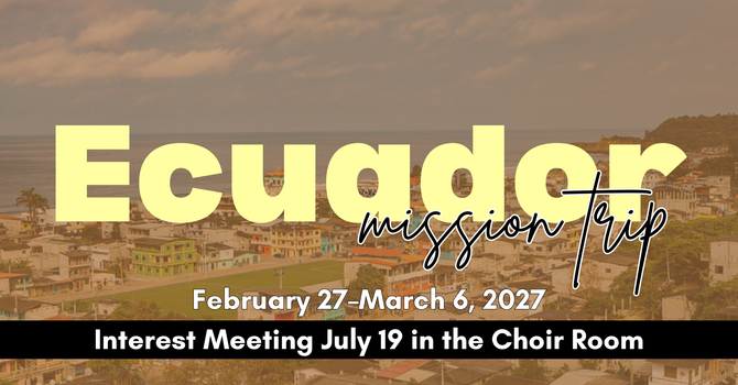 Ecuador Interest Meeting