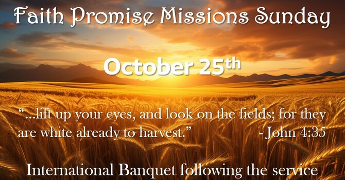 Faith Promise Missions Sunday