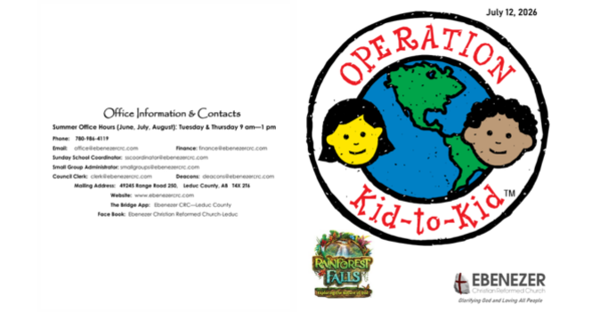 July 12, 2026 Bulletin