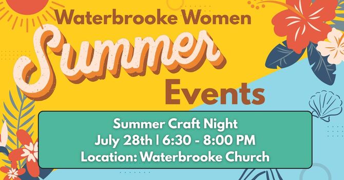 Waterbrooke Women's Craft Night
