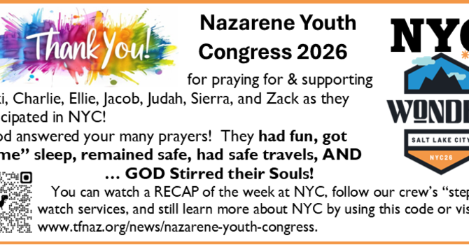 Nazarene Youth Congress - GOD MOVED ... image