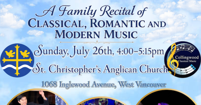 Classical, Romantic & Modern Music Recital 