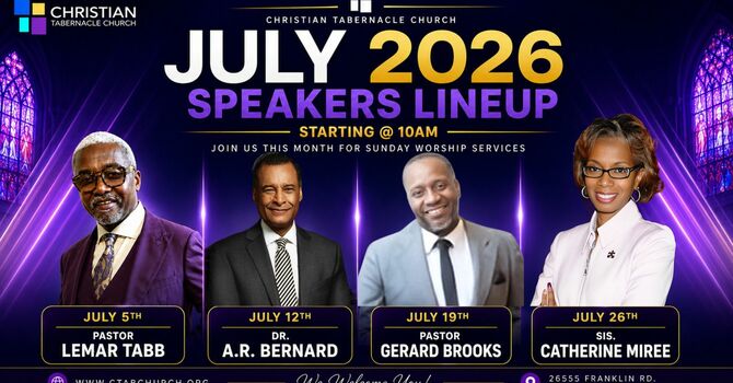 July Guest Speaker Series