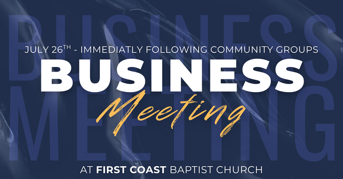 Church Business Meeting