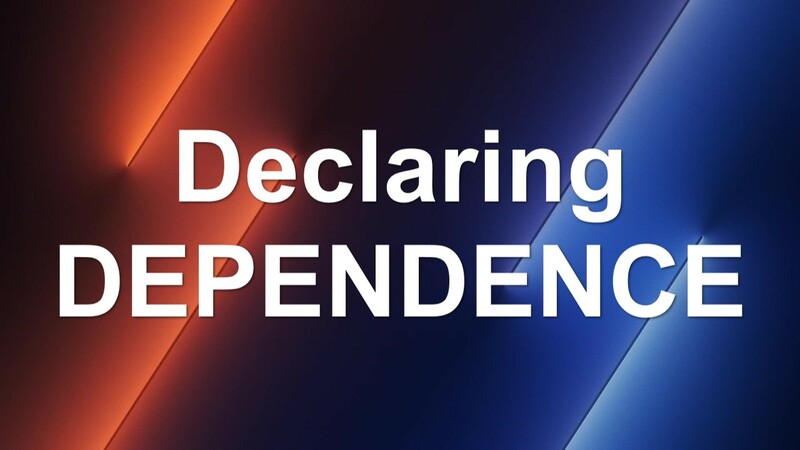 Declaring DEPENDENCE