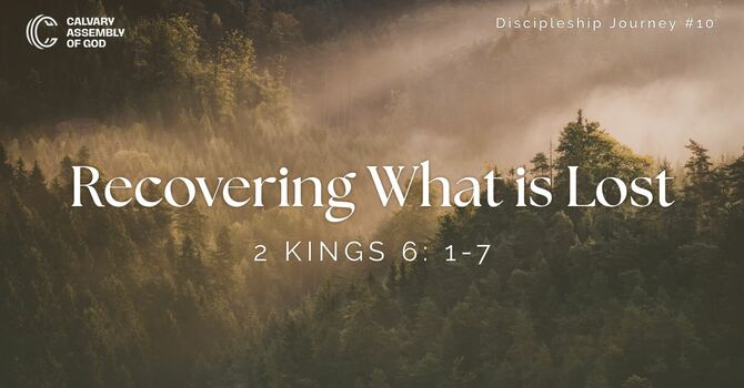 Recovering What is Lost 