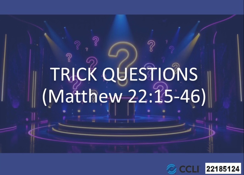 TRICK QUESTIONS