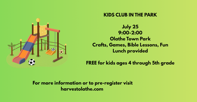 Kids Club in the Park