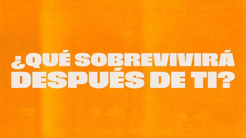 ¿Qué Sobrevivirá Después de Ti?