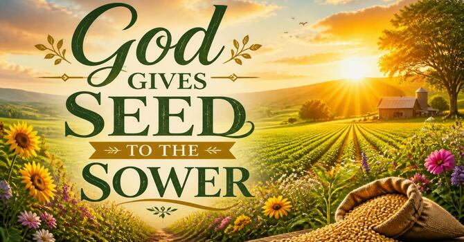 God Gives Seed to the Sower