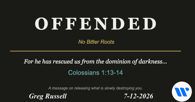 Offended ~ No Bitter Roots