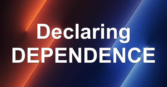 Declaring DEPENDENCE