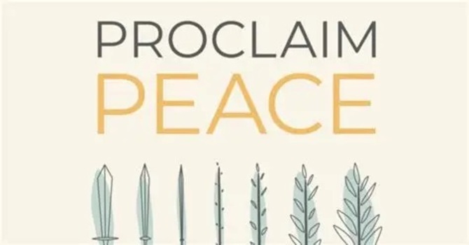 Proclaiming Peace