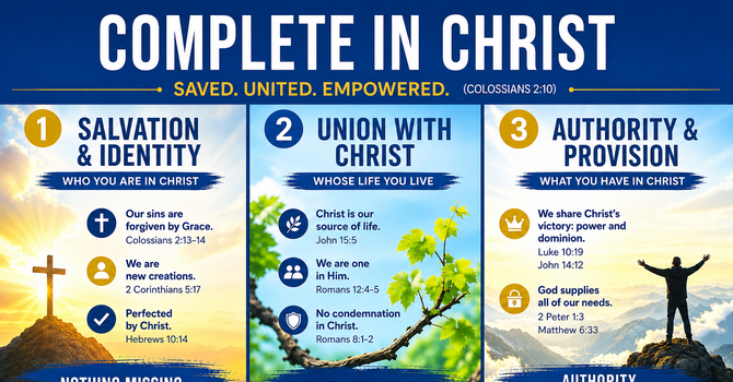 Corporate Prayer: You Are Complete In Christ