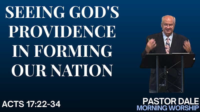 Seeing God's Providence in Forming Our Nation