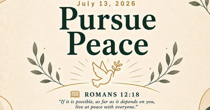 Pursue Peace image