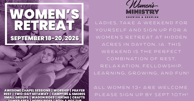 Women's Retreat at Hidden Acres