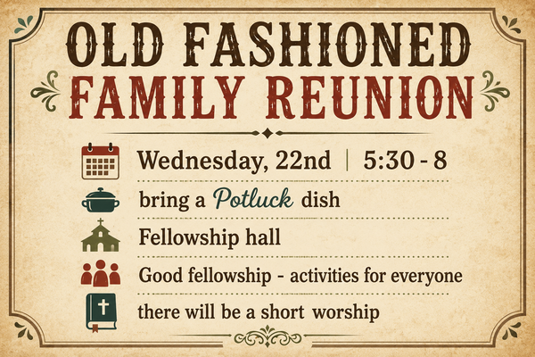 Old Fashioned Family Reunion
