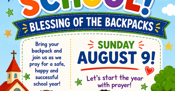 Blessing of the Backpacks